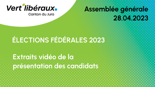 Extraits vidéo de la présentation des candidats